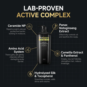 Shampooing Volumisant et Séborégulateur à Base d'Acides Aminés <span class=keywords><strong>pour</strong></span> Hommes – Produits Capillaires OEM en Gros <span class=keywords><strong>pour</strong></span> Salons et Centres de Fitness – Sans Sulfate et Sans Parabène - Product Image 4