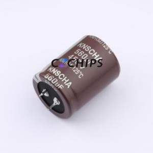 LNH450M567T452S1EA Snap-in <b>Aluminum</b> <b>Electrolytic</b> <b>Capacitor</b> Through hole Component (THT),D35xL45mm 560uF 20% 450V 10mm - Product Image 1