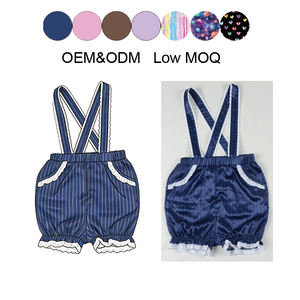 Pantalón Bombacho de Encaje con <span class=keywords><strong>Tirantes</strong></span> Ajustables para Bebés y Niños, Marca PIMEI, para el Verano - Product Image 2