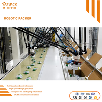 Mesin Pengemasan Robot Delta 4-Axis Kecepatan Tinggi dengan Solusi Pengemasan Cerdas untuk Otomatisasi Pabrik Makanan