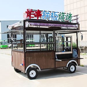 Furgone Mobile per Waffle, Auto Elettrica per Vendita Ambulante, Rimorchio BBQ, Camion per Tacos, Chiosco Pizza, Roulotte Alimentare, Carretto Alimentare in Legno - Product Image 6