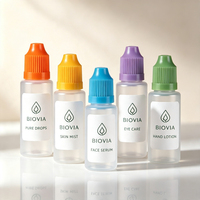 Bouteilles souples en plastique vides de 20 ml, 30 ml, 50 ml, 1 oz, 2 oz avec logo personnalisé, anti-effraction, pour pigments, gouttes oculaires, liquides et huiles essentielles