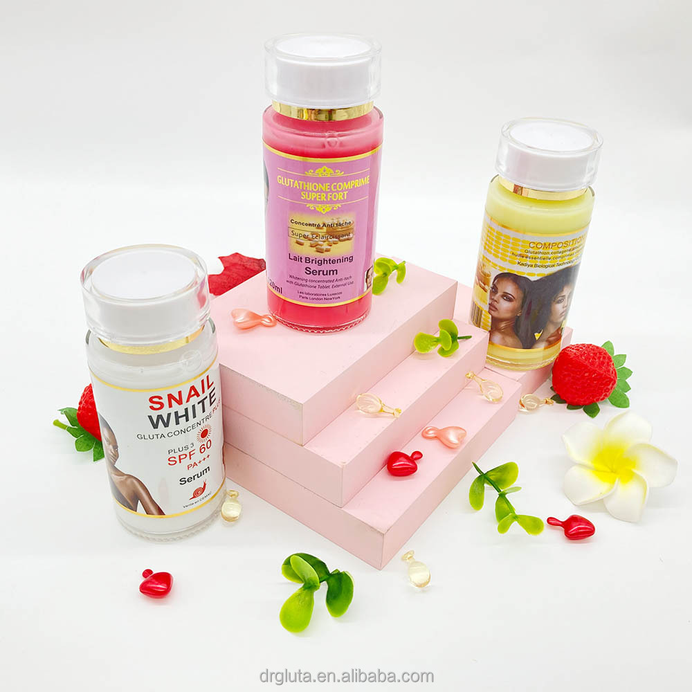 The Anti Aging Serum Extra-fort Concentre Serum Glutathion With Collagen For Black Woman Skin Hydrating Body Facial Serum