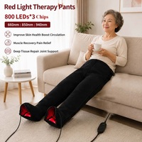 Solution de thérapie par lumière rouge infrarouge professionnelle VU 660nm, pantalon de luminothérapie à intensité réglable pour la relaxation musculaire