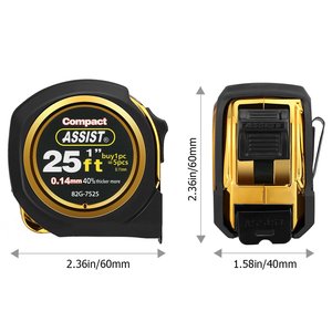 Metro a Nastro Automarcante Assist da 16 Piedi con Rivestimento in Nylon - Product Image 4