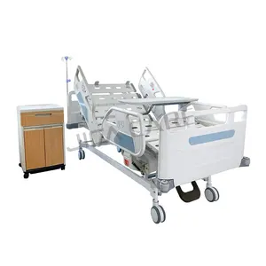 Hastane mobilyası üretici tedarik beş fonksiyonlu elektrikli tıbbi hasta yatağı