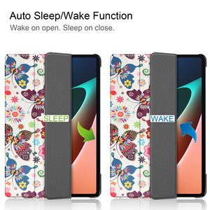 Bunt bemalte Hülle für Xiaomi Pad <span class=keywords><strong>5</strong></span> 5G Hard PC Rückseite für Xiaomi <span class=keywords><strong>Mipad</strong></span> <span class=keywords><strong>5</strong></span> Pro 11 Zoll Trifold Leder hacken - Product Image 2