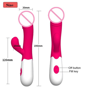 Vibratore di coniglio ricaricabile G-spot stimolatore clitorideo Dildo vibratore per le donne di masturbazione femminile vibratore giocattoli sessuali per le donne - Product Image 4
