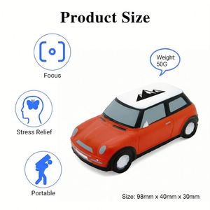 Balle anti-stress en mousse PU personnalisée en forme de mini-voiture, entièrement colorée, avec logo, idéale pour l'expédition - Product Image 3