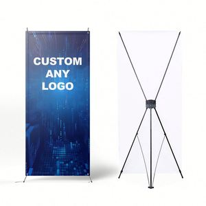 Banner Publicitario Personalizado de PVC de 180x80cm con Soporte en X, Portátil y Resistente, para Ferias Comerciales y Promociones - Product Image 2