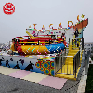 Balade de parc d'attractions Disco <span class=keywords><strong>Tagada</strong></span> extérieure et intérieure en fibre de verre et acier durables à vendre - Product Image 2