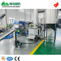 Machines Lvdao Granulateurs de plastique entièrement automatiques les moins chers Machine de fabrication d'extrudeuse de recyclage de granulés de plastique
