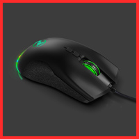 HXSJ A883 유선 게임용 마우스 7 버튼 매크로 프로그래밍 6400dpi 조정 가능한 USB Esports 노트북 사무실 홈 다채로운 디자인