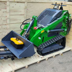 شحن مجاني لودر صغير بعجلات مع ملحقات زاحفة تشمل الدلو من الصين - Product Image 5