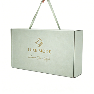 Boîtes d'expédition pour sous-vêtements et vêtements, emballages e-commerce, boîtes en carton ondulé E-flute, boîtes d'expédition découpées sur mesure, OEM personnalisé - Product Image 3