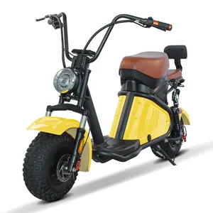 Новый мини-скутер citycoco для взрослых с мотором 800 Вт, электросамокаты 12 А · ч, съемный аккумулятор, многоцветный Электрический велосипед