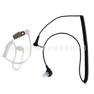 Auriculares Walkie Talkie de 3,5 mm con un solo auricular y clip para teléfono móvil, reproductor MP3 y MP4 - Product Image 3