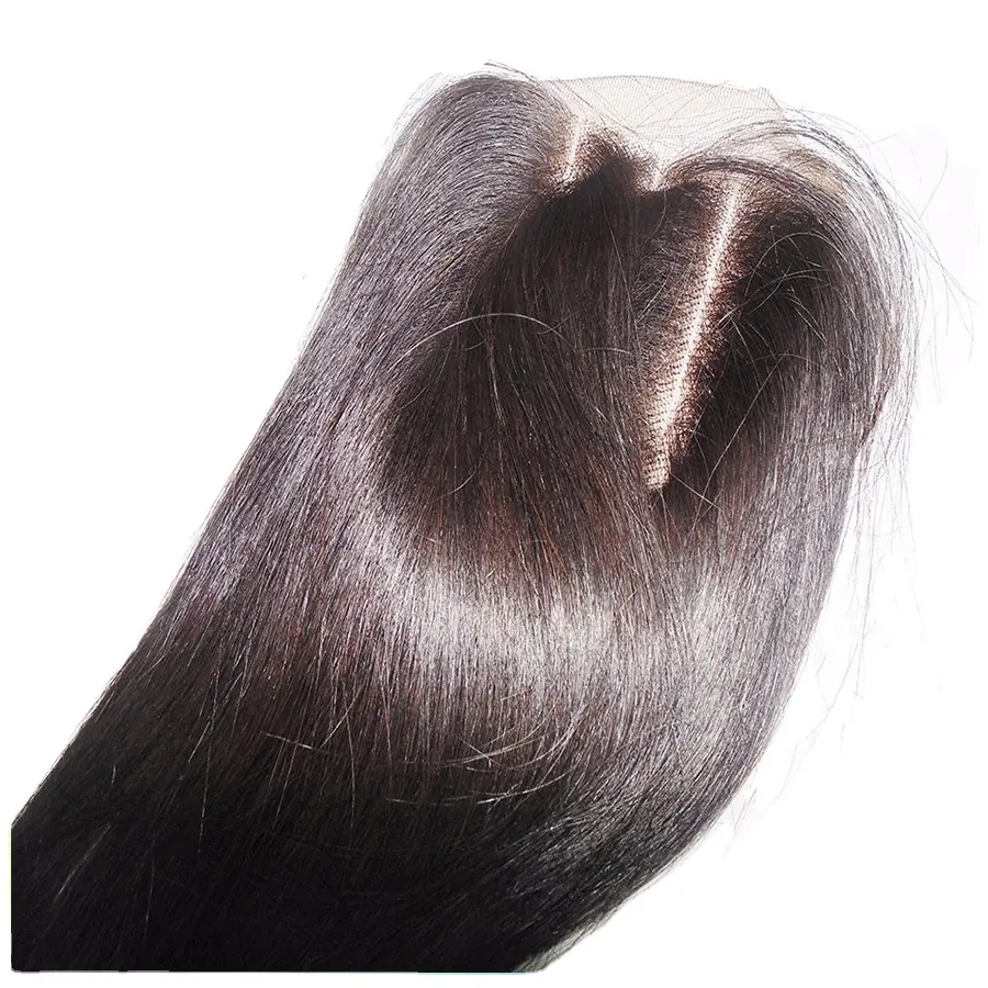 Full Cuticle Style HD Lace Top Verschluss Filipino Natural Straight Echthaar Dreiteilig für hübsche Mädchen