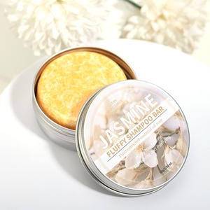 Nouveau jasmin extrait de plante Anti décapage solide shampooing barre de savon <span class=keywords><strong>bio</strong></span> nettoyage en profondeur démangeaisons cheveux à la main riz shampooing savon - Product Image 3