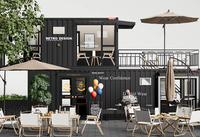 Maison conteneur portable, maison préfabriquée, solution d'habitation mobile facile à construire, design moderne, garantie 5 ans, marque KWY pour le monde entier
