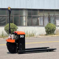Nouvelle chariot élévateur électrique de 3 tonnes avec batterie lithium-ion et roues en polyuréthane |   Mât à deux étages pour un transport stable et une protection du sol