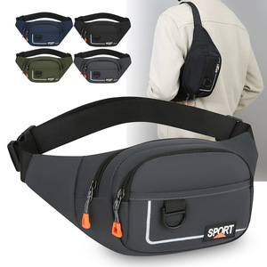 Men's Fanny Pack Large Capacity Oxford Cloth Chest Bag For Outdoor Sports Hiking Everyday Use - Product Image 1