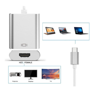 Bộ Chuyển Đổi USB 3.1 Type-C Male Sang <span class=keywords><strong>VGA</strong></span> Female Cáp Chuyển Đổi <span class=keywords><strong>3D</strong></span> Type-C Sang <span class=keywords><strong>VGA</strong></span> Hỗ Trợ Mạ Vàng 1080P - Product Image 6