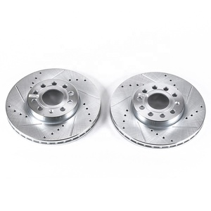 POWERSTOP EBR830XPR Phanh Sau Calibers Và Rotors 1KD615301 Cho Audi Vw Seat - Product Image 1