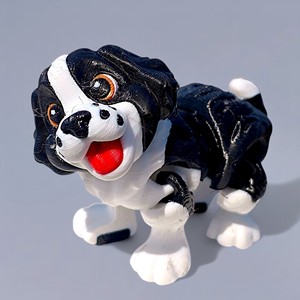 Vashine <span class=keywords><strong>3D</strong></span> In Hành Động Hình Đồ Chơi Thân Thiện Với Môi Vật Liệu Sáng Tạo Đầy Màu Sắc PLA Chó Trang Trí Doanh Di Chuyển Đồ Chơi - Product Image 4