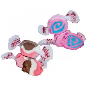 OEM Candy Customized Individually Wrapped Sugar Free Gourmet Candy Soft Fluff Salt Water Taffies