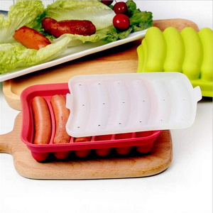 Molde para salchichas para comida de bebé, molde para hornear y cocinar al vapor con 6 agujeros para salchichas y pasteles caseros - Product Image 3