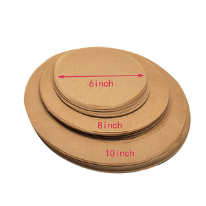 Round Oil Absorbing Paper Sheets 50 100 200 500 Sheets Disposable Food Grade Baking Steamer Liners Air Fryer Paper - Product Image 3