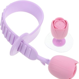 2 Juegos de Elevadores de Asiento de Inodoro de Silicona, Soporte para Tapa de Inodoro, Evita el Contacto, Mantiene la Higiene - Product Image 1