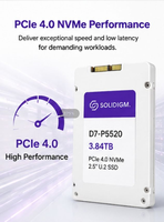 SSD NVMe U.2 PCIe Gen4 D7-P5520 3.84TB Baru untuk Server Enterprise Pusat Data AI
