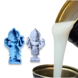 דפוס סיליקון דמעה גבוהה עושה גומי דפוס נוזל גלם נוזלי להכנת פסל בודה מלאכות גבס פסל - Product Image 5