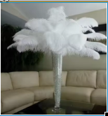 Plumes d'autruche naturelles HY 55-60cm pour décoration de fête, carnaval, maison, centre de table de mariage, vase, décorations de vacances, artisanat DIY, arrangements floraux