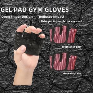 ถุงมือออกกำลังกายแบบเต็มนิ้วพร้อมแผ่นเจล ลดแรงกระแทก ป้องกันการลื่น ระบายอากาศได้ดี เหมาะสำหรับกีฬากลางแจ้ง ยกน้ำหนัก และฝึกซ้อม - Product Image 2