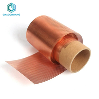 Tôle de cuivre perforée à trous ronds 99,99 %, maille de cuivre pour blindage EMI et dissipation thermique industrielle