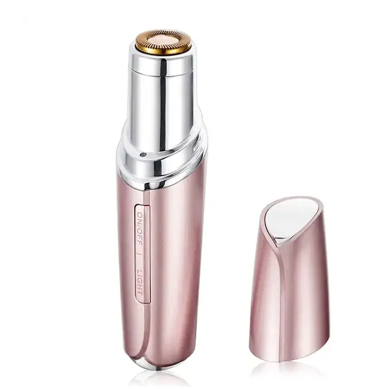 Electric Mini Painless Eyebrow Epilator Lady Shaver Portable Lipstick Facial Hair Remover