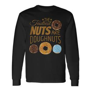 Camiseta de manga larga Doughnut House Lover Bakery Staff con diseño de juego de palabras y humor sobre comida - Product Image 1