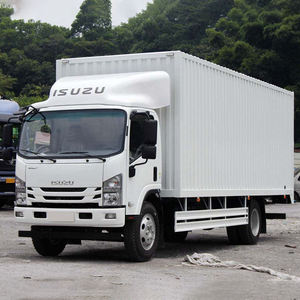 Camion diesel manuel ISUZU 4,2 m, capacité de charge 3-4 tonnes, 98 <span class=keywords><strong>chevaux</strong></span>, fourgonnette légère à caisse fermée, 4L, conduite à gauche - Product Image 1