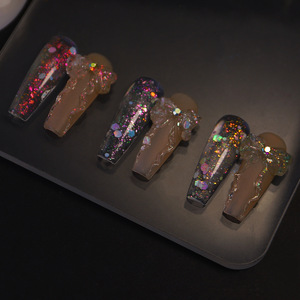 Esmalte Líquido Antiadherente para Uñas 15ml, Pegamento de Construcción de Cristal, Fototerapia Indolora, Brillo para Manos, Escultura y Extensión de Uñas - Product Image 4