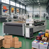 En stock 2516 TOP Machine de découpe numérique à plat personnalisée pour emballages, cartons, carton alvéolé et vinyle, avec outil de découpe en V