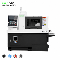Tour CNC de type suisse à 4 axes haute vitesse RC125 avec système CNC Syntec, traitement automatique