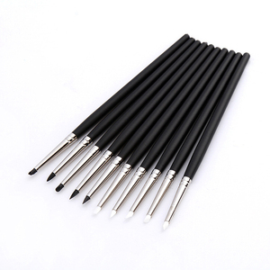 5 pz penne dentarie in resina dentaria modellatura in Silicone strumento per adesivo composito cemento porcellanato denti strumenti dentista - Product Image 1