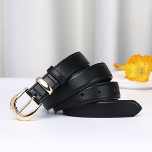 Cinturón de Cuero Vacuno Marrón para Mujer, 2.8cm de Ancho, Hebilla Dorada Vintage, Resistente al Agua, Ajustable de 100-110cm de Largo, para Jeans - Product Image 5