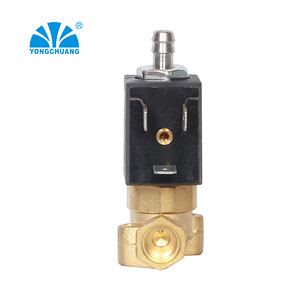 Yongchuang 5515-07 cafetera 3 vías 24V válvula solenoide de latón 12V China - Product Image 3