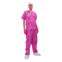 Uniforme Quirúrgico SMS de Diseño Personalizado, 30-45g, Conjunto de Uniforme Médico Unisex para Uso Hospitalario, Marca Raytex, Tallas S-XXXL
