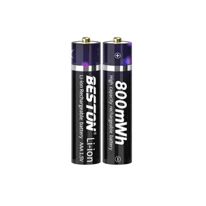 Beston Triple Een 1.5V Lithium Oplaadbare Aaa Batterij Voor Speelgoed Deurbel