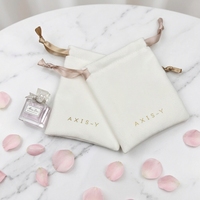 Sac cadeau de luxe avec cordon de serrage et ruban, sacs cadeaux promotionnels